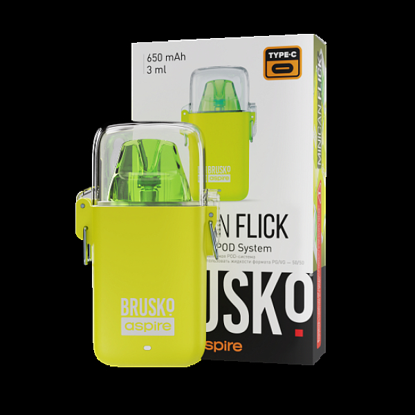 POD-система Brusko Minican Flick Жёлтый в Хабаровске