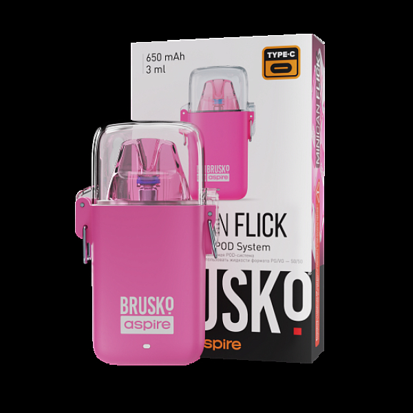 POD-система Brusko Minican Flick Розовый в Хабаровске