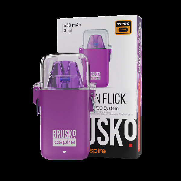 POD-система Brusko Minican Flick Фиолетовый в Хабаровске