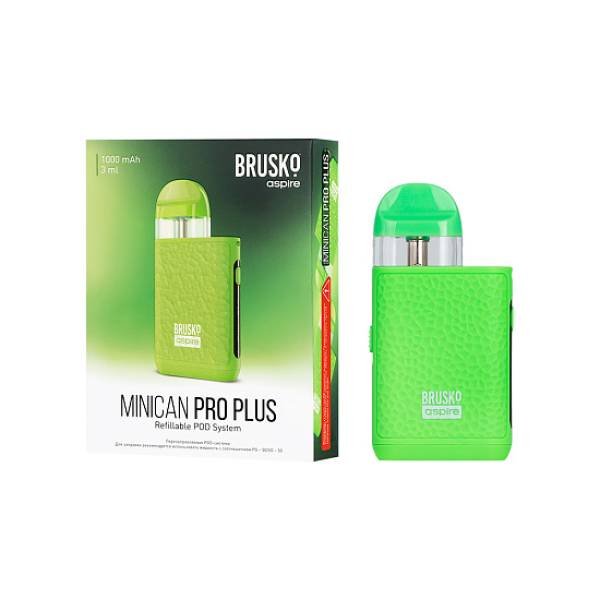 POD-система Brusko Minican Pro Plus Зеленый в Хабаровске