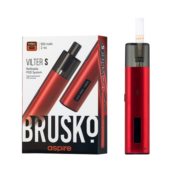 POD-система Brusko Vilter S Красный в Хабаровске