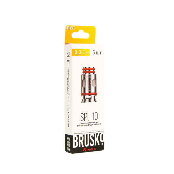 Испаритель Brusko Feelin Spl10 0.3 Ом 5 шт в Хабаровске
