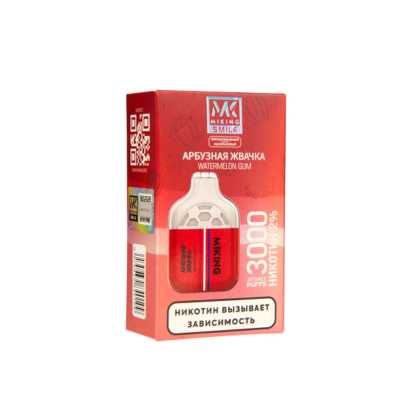 Электронка Miking Watermelon Gum 3000 Затяжек в Хабаровске