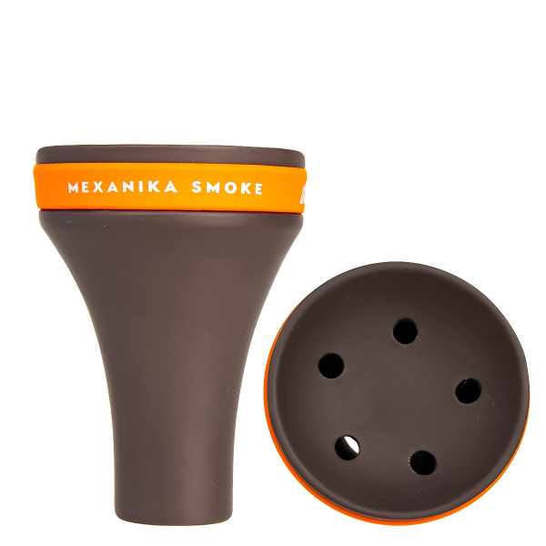 Чаша Mexanika Smoke Fancy Чёрная   С Оранжевым в Хабаровске