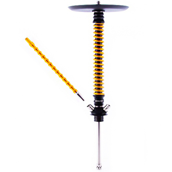 Кальян Mamay Customs V3  Coilovers Черный Gold Anod в Хабаровске