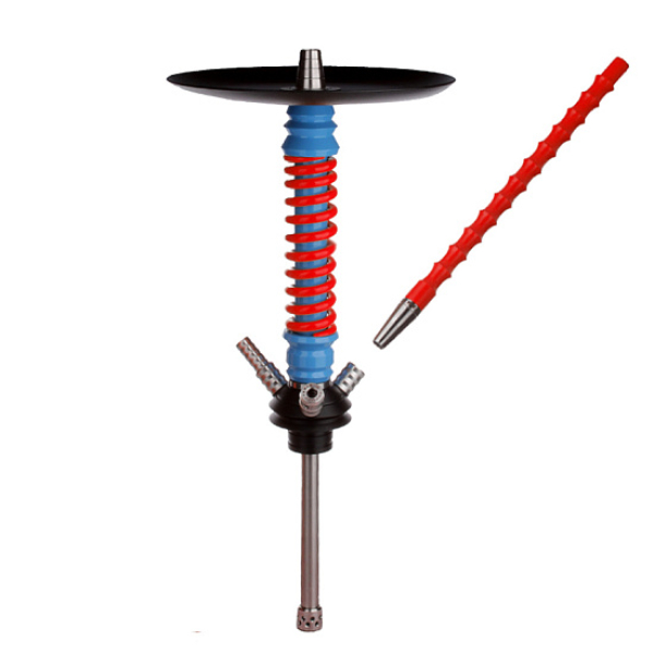 Кальян Mamay Customs V3  Coilovers Mini Голубой Красный в Хабаровске