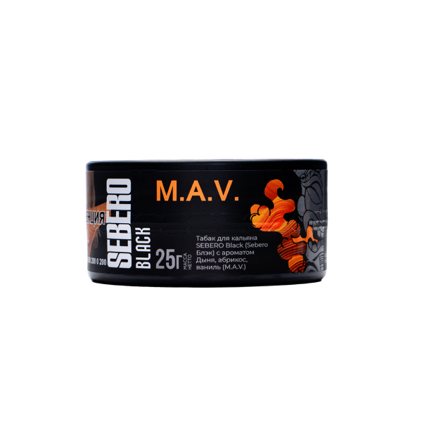 Табак Sebero Black Black M.a.v. 25 грамм в Хабаровске