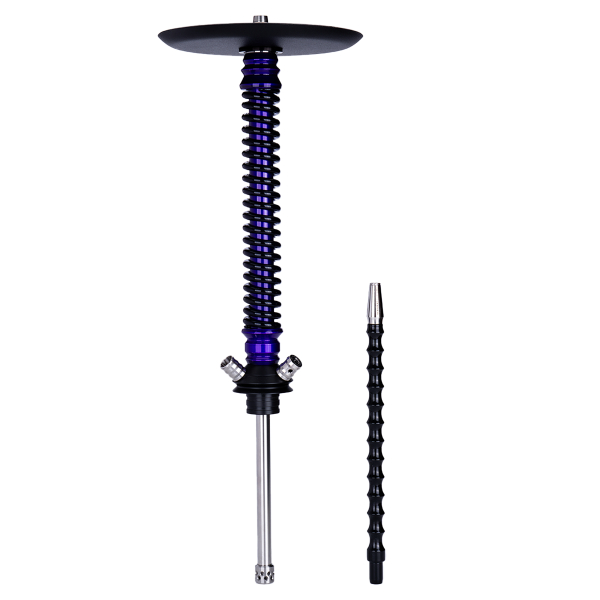 Кальян Mamay Customs Coilovers Фиолетовый Лак Черный в Хабаровске