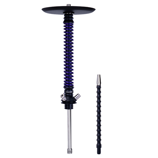 Кальян Mamay Customs Coilovers Чёрно Фиолетовый Лак в Хабаровске