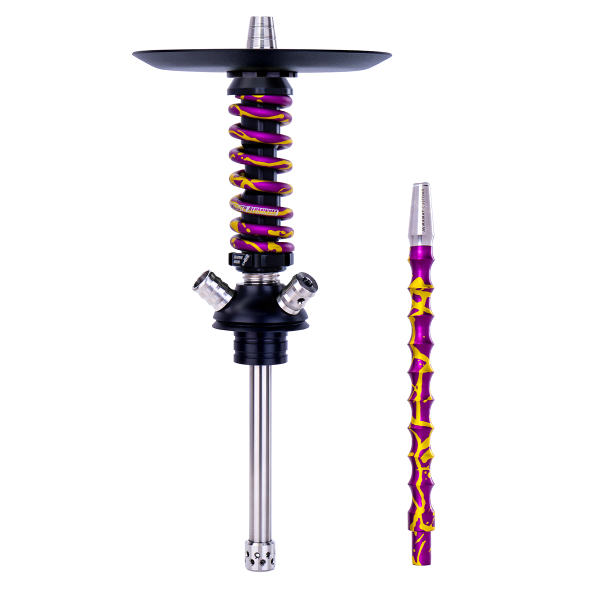 Кальян Mamay Customs Coilover Micro Пурпурно Золотой Сплеш в Хабаровске