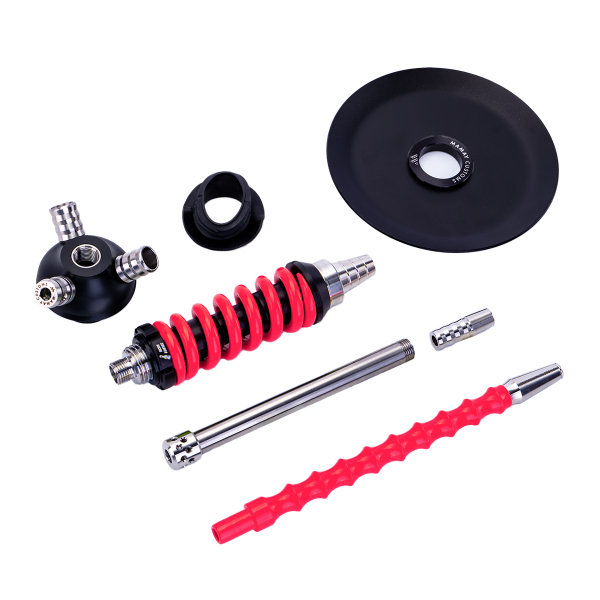 Кальян Mamay Customs Coilover Micro Чёрно Розовый в Хабаровске
