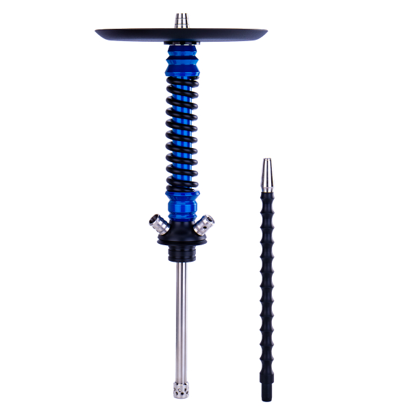 Кальян Mamay Customs Coilovers Mini Голубой Лак Черный в Хабаровске