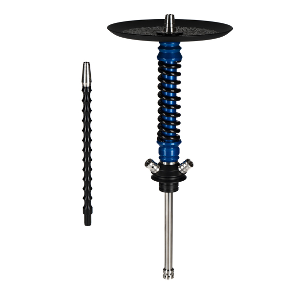 Кальян Mamay Customs Coilovers Mini Голубой Лак Черный Грав. Калиграфия в Хабаровске