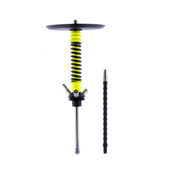 Кальян Mamay Customs Coilovers Mini Жёлтый Ф Чёрный   Гр. Bus в Хабаровске