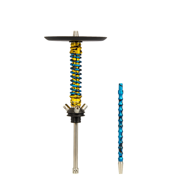 Кальян Mamay Customs Coilovers Mini Золотой Сплеш Голубой Сплеш в Хабаровске