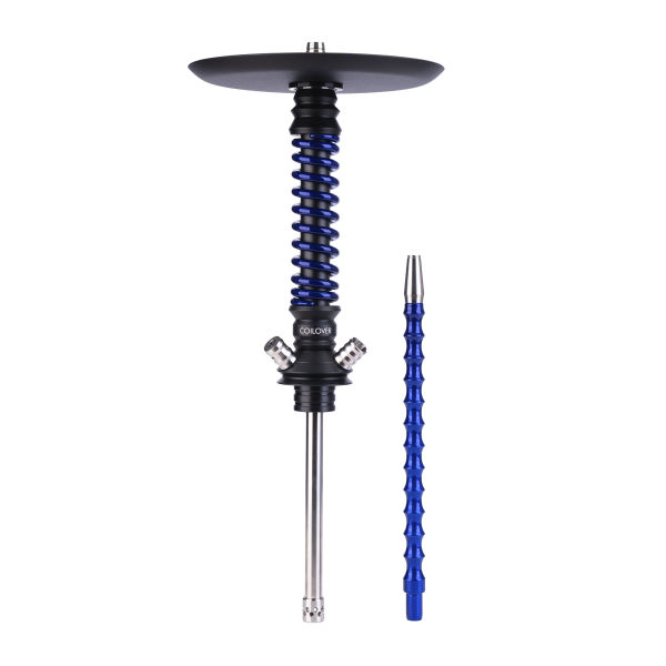 Кальян Mamay Customs Coilovers Mini Чёрно Синий Лак в Хабаровске