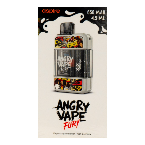 POD-система Brusko Angry Vape Fury 650 Mah Белый в Хабаровске