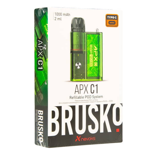 POD-система Brusko Apx C1 Зелёный Папоротник в Хабаровске