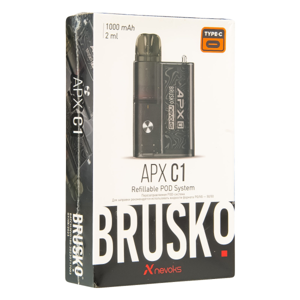 POD-система Brusko Apx C1 Чёрный Шёлк в Хабаровске