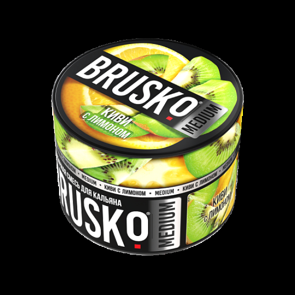 Бестабачная смесь Brusko Киви С Лимоном Medium 50 грамм в Хабаровске