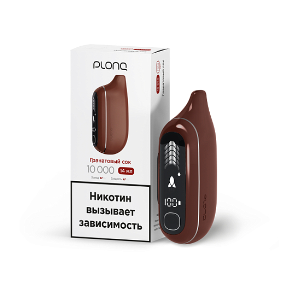 Электронка Plonq Max Pro   Гранатовый Сок 10000 затяжек в Хабаровске