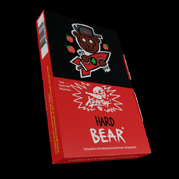 Табак Хулиган Hard Bear Клубника С Елкой 25 грамм в Хабаровске