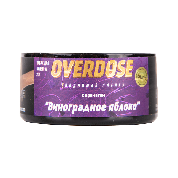Табак Overdose Grapple 100 грамм в Хабаровске