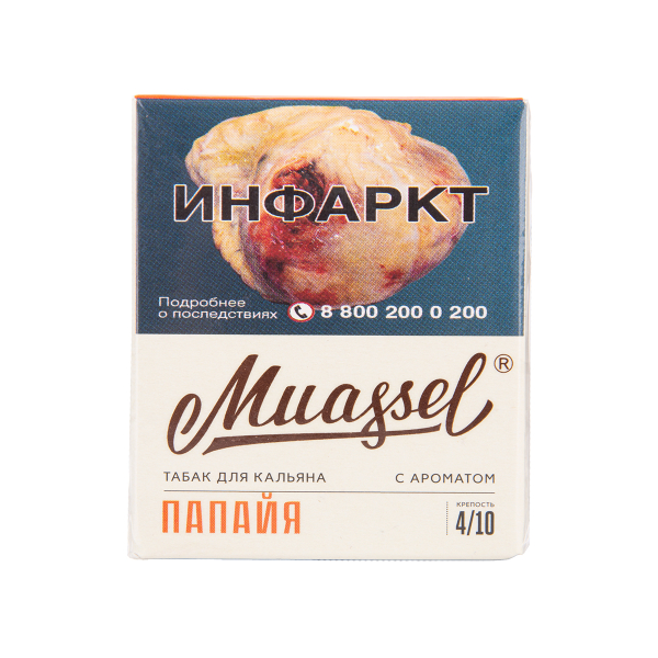 Табак Muassel Medium Папайя 40 грамм в Хабаровске