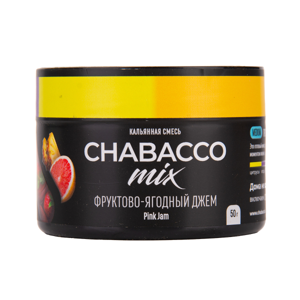 Бестабачная смесь Chabacco Mix Medium Pink Jam 40 грамм в Хабаровске