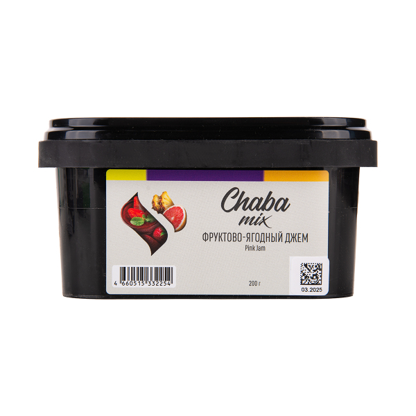 Безникотиновая смесь Chaba Pink Jam Nicotine Free 200 грамм в Хабаровске