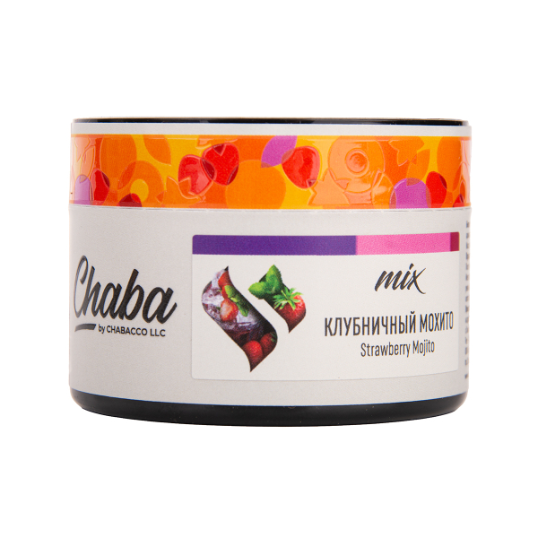 Бестабачная смесь Chaba Mix Strawberry Mojito Nicotine Free 50 грамм в Хабаровске