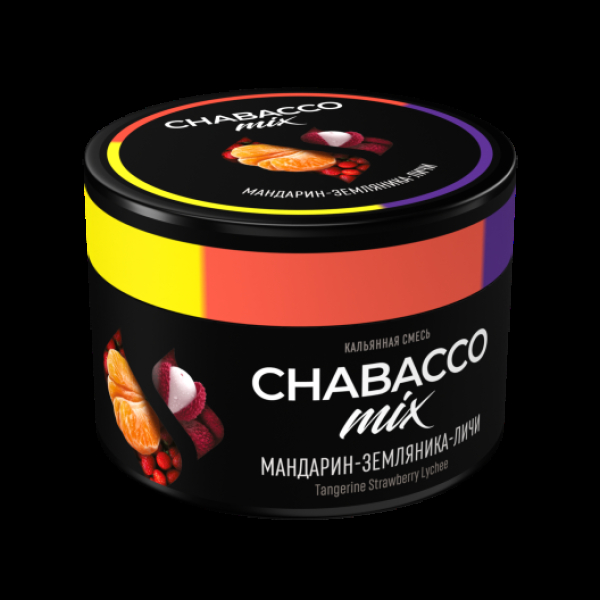 Бестабачная смесь Chabacco Mix Medium Tangerine Strawberry Lychee 40 грамм в Хабаровске