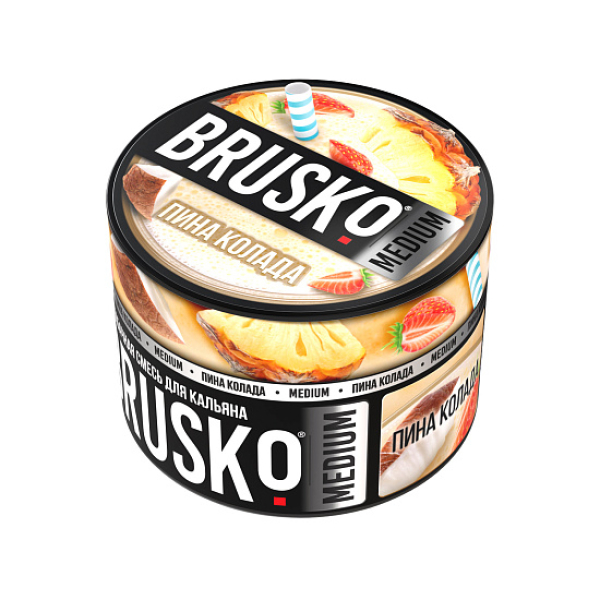 Бестабачная смесь Brusko Zero Пина Колада 50 грамм в Хабаровске