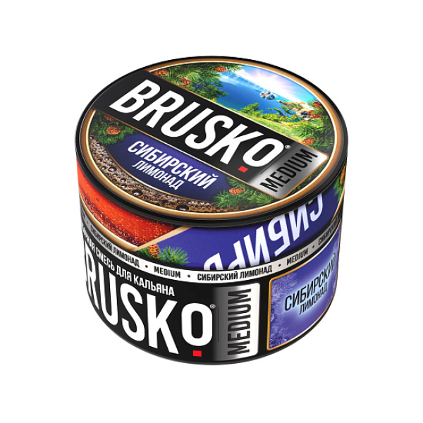 Бестабачная смесь Brusko Zero Сибирский Лимонад 50 грамм в Хабаровске