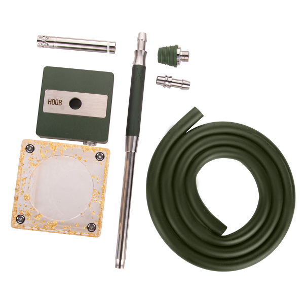 Кальян Hoob Subatom British Racing Green X Ss | Cube Mini Gold в Хабаровске