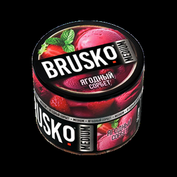 Бестабачная смесь Brusko Ягодный Сорбет 50 грамм в Хабаровске