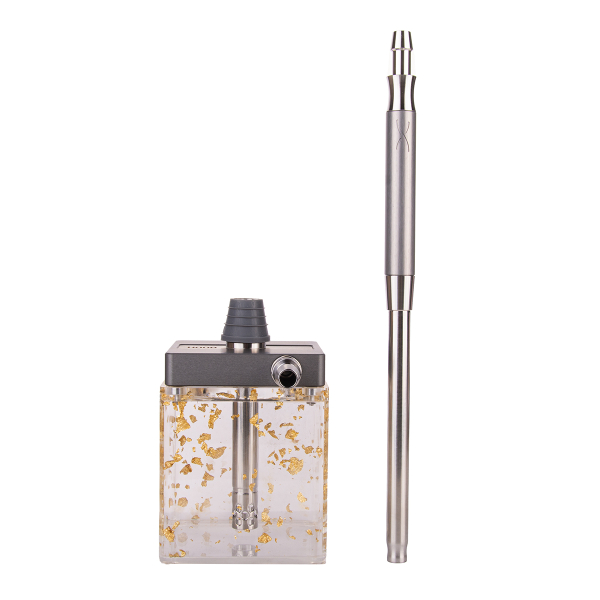 Кальян Hoob Subatom Space Grey X Ss | Cube Mini Gold в Хабаровске