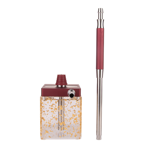 Кальян Hoob Subatom Wine Red X Ss | Cube Mini Gold в Хабаровске