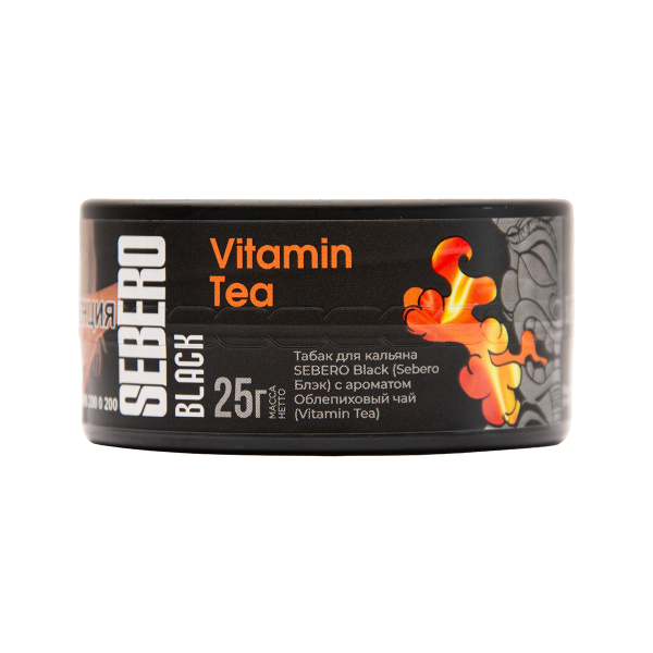Табак Sebero Black Black Vitamin Tea 25 грамм в Хабаровске