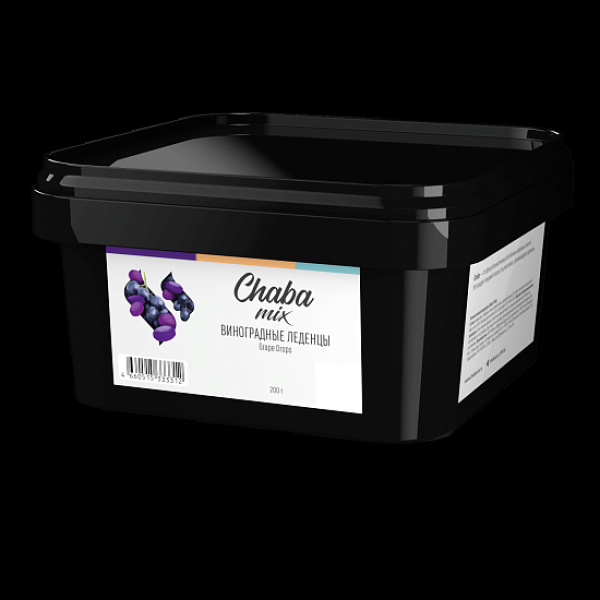 Безникотиновая смесь Chaba Mix Grape Drops Виноградные Леденцы 200 грамм в Хабаровске