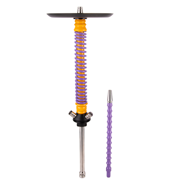 Кальян Mamay Customs Coilover Большой  Жёлтый Сирень в Хабаровске