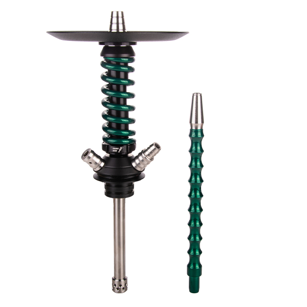 Кальян Mamay Customs Coilover Micro  Чёрный Зелёный Лак в Хабаровске