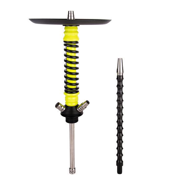 Кальян Mamay Customs Coilover Mini  Жёлтый Флюр Чёрный в Хабаровске