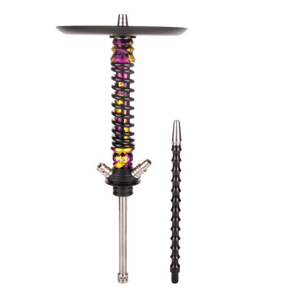 Кальян Mamay Customs Coilover Mini   Пурпурный/золотой Камуфляж Чёрный в Хабаровске