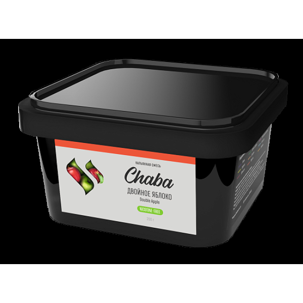 Безникотиновая смесь Chaba Double Apple Двойное Яблоко 200 грамм в Хабаровске