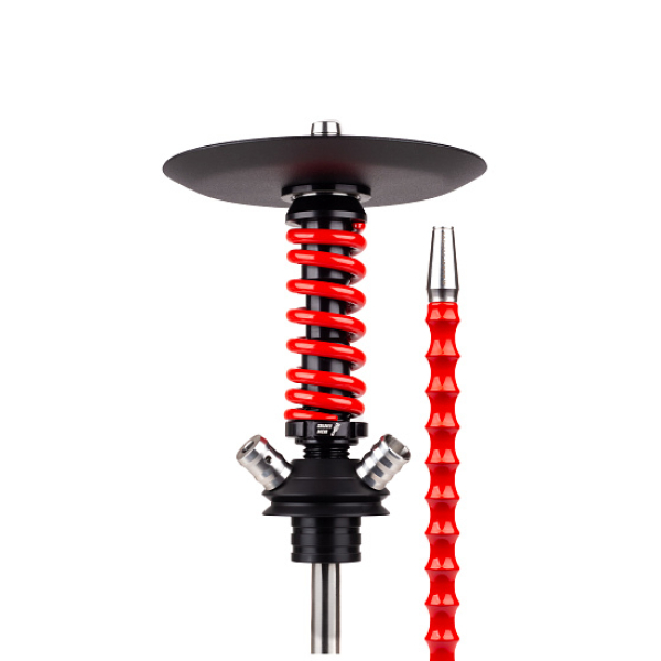 Кальян Mamay Customs Coilovers Micro Anod Черный Красный Глянец в Хабаровске