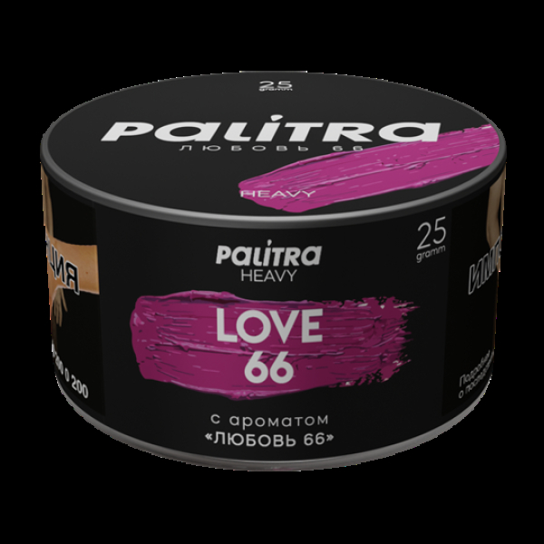 Табак Palitra Heavy Любовь 66 Love 66 25 грамм в Хабаровске
