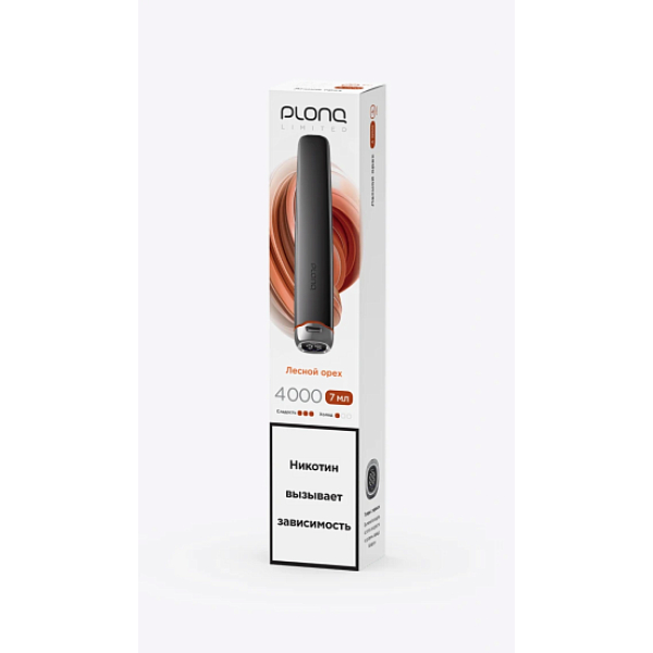 Электронка Plonq Plus Pro Black Лесной Орех 4000 затяжек в Хабаровске