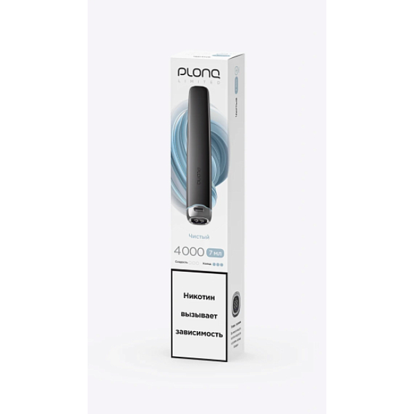 Электронка Plonq Plus Pro Black Чистый 4000 затяжек в Хабаровске