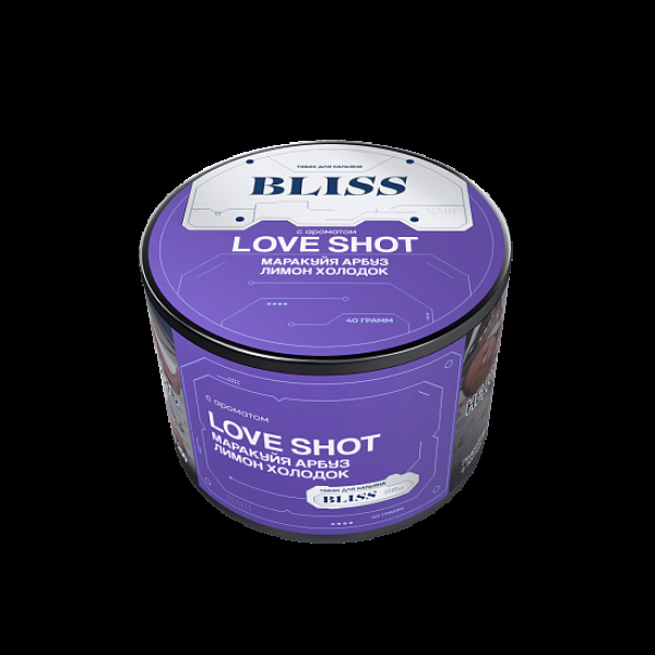 Табак Bliss Love Shot Маракуйя Арбуз Лимон Холодок 40 грамм в Хабаровске
